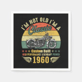 Ich bin nicht alt im Motorrad lustige Kunstgeschen Serviette (Vorderseite)