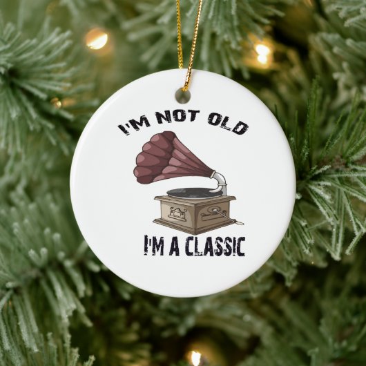 Ich bin nicht alt keramik ornament (Baum)