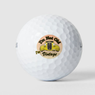 "Ich bin nicht alt"... lustige Golfbälle