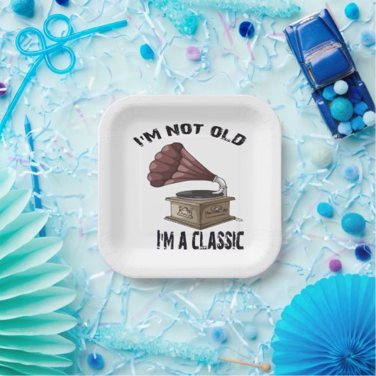 Ich bin nicht alt pappteller (Party)