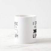 Ich bin nicht älter als nur Level Up Kaffeetasse (Mittel)