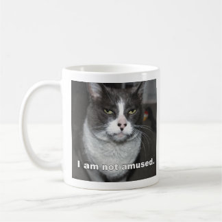 Ich bin nicht amüsiert Katze Kaffeetasse