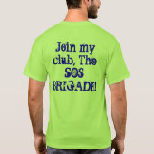 Ich bin nicht an den Menschen interessiert T-Shirt (Rückseite)