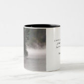 Ich bin nicht ängstlichTasse Zweifarbige Tasse (Mittel)