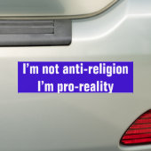 Ich bin nicht Anti-religion, die ich Autoaufkleber (Auf Auto)