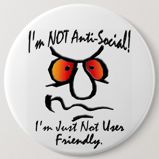 Ich bin nicht antisoziales (1) button (Vorderseite)