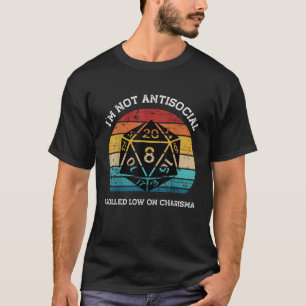 Ich bin nicht asozial, ich habe nur schlecht auf C T-Shirt