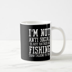 Ich bin nicht asozial, ich würde einfach lieber Fi Kaffeetasse