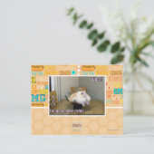 Ich bin nicht auf dem Tisch Postkarte (Stehend Vorderseite)