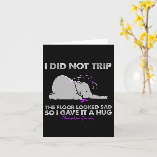 Ich bin nicht auf den Boden gereist, sah traurig a Karte (Gelbe Blume)