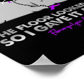 Ich bin nicht auf den Boden gereist, sah traurig a Poster (Ecke)