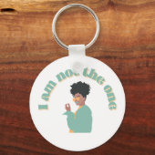 Ich bin nicht auf schlüsselanhänger (Vorderseite)