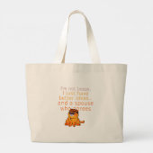 Ich bin nicht aufsässig, ich habe einfach bessere jumbo stoffbeutel (Rückseite)