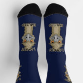 Ich bin nicht begeistert von lustigen Emu Pun Sock Socken (Oben)