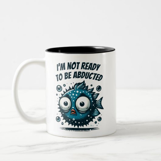 Ich bin nicht bereit, entführt zu werden zweifarbige tasse (Links)