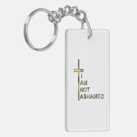 Ich bin nicht beschämt schlüsselanhänger (Vorderseite links)
