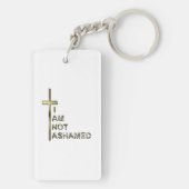 Ich bin nicht beschämt schlüsselanhänger (Rückseite)