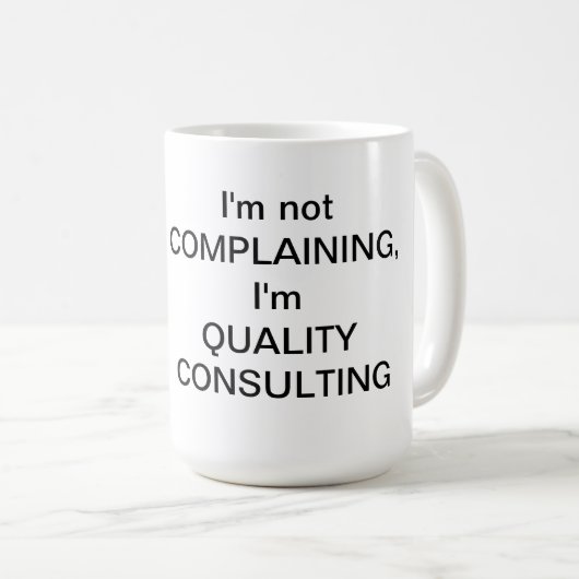 Ich bin nicht BESCHWERENTasse Kaffeetasse (VorderseiteRechts)