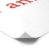 Ich bin nicht besorgt - Ausdauerangebot Poster (Ecke)