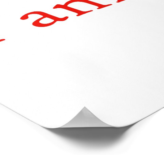 Ich bin nicht besorgt - Ausdauerangebot Poster (Ecke)