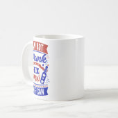 Ich bin nicht Betrunken, dass ich am 4. Juli Ameri Kaffeetasse (Vorderseite Links)