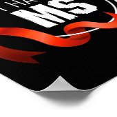 Ich bin nicht Betrunken, dass ich Multipler Sklero Poster (Ecke)