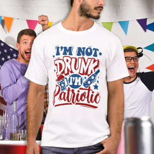 Ich bin nicht Betrunken, dass ich Patriotic Funny T-Shirt