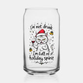 Ich bin nicht Betrunken, dass ich voller Urlaubsst Dosenglas (Rückseite)