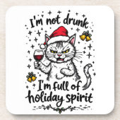 Ich bin nicht Betrunken, dass ich voller Urlaubsst Getränkeuntersetzer (Vorderseite)