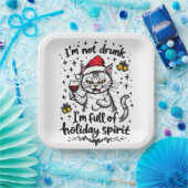 Ich bin nicht Betrunken, dass ich voller Urlaubsst Pappteller (Party)