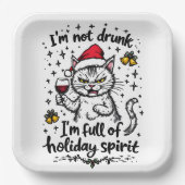 Ich bin nicht Betrunken, dass ich voller Urlaubsst Pappteller (Vorderseite)