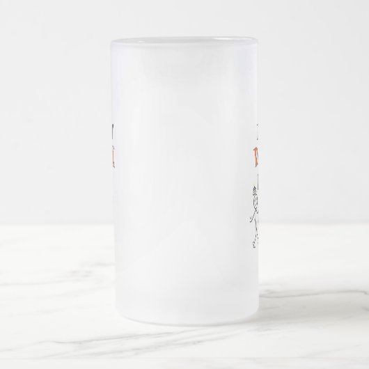 Ich bin nicht BETRUNKEN...MS Mattglas Bierglas (Mittel)