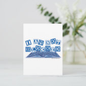 Ich bin nicht blockiert postkarte (Stehend Vorderseite)