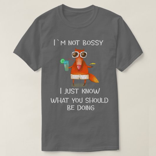 Ich bin nicht Bossy T-Shirt (Design vorne)