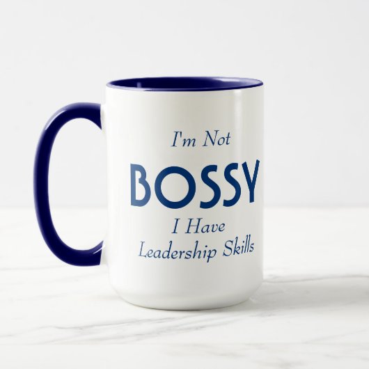 Ich bin nicht BOSSY Tasse (Links)