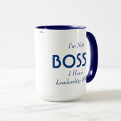 Ich bin nicht BOSSY Tasse (VorderseiteRechts)