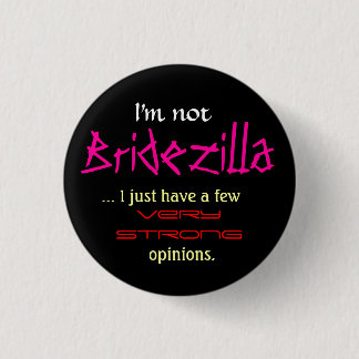 Ich bin nicht Bridezilla Button