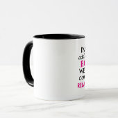 Ich bin nicht bücherabhängig tasse (Vorderseite Links)