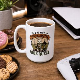 Ich bin nicht dabei, eine Nebenquest Ritter Kaninc Kaffeetasse