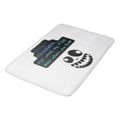 Ich bin nicht dafür verantwortlich, was mein Gesic Badematte (Schrägansicht)