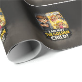 Ich bin nicht das goldene Kind Geschenkpapier (Rolleneckpunkt)