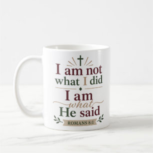 Ich bin nicht das, was ich getan habe Bibelwahrhei Kaffeetasse