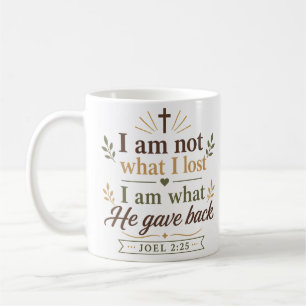 Ich bin nicht das, was ich verloren habe, ich bin kaffeetasse