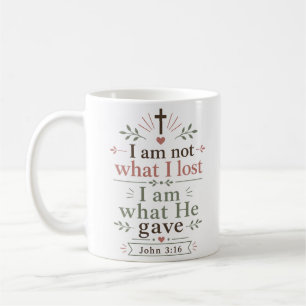 Ich bin nicht das, was ich verloren habe, ich bin kaffeetasse