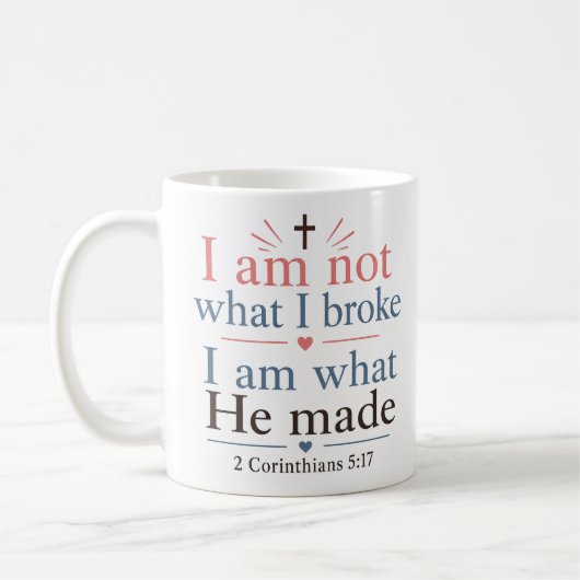 Ich bin nicht das, was zerbrochen ist, ich bin das kaffeetasse (Links)