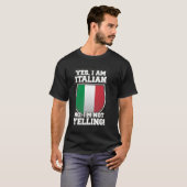 ICH BIN NICHT, DASS ICH ITALIENISCH bin T-Shirt (Vorne ganz)