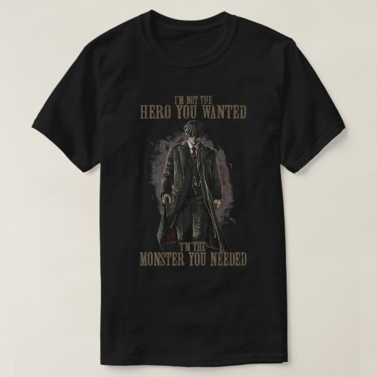 Ich bin nicht der Held, den du gewollt hast, ich b T-Shirt (Design vorne)