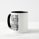 Ich bin nicht der Step-Vater - ich bin der Vater,  Tasse (Vorderseite Links)