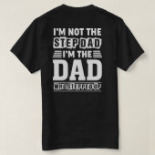 Ich bin nicht der Stepdad - ich bin der Vater, der T-Shirt (Design Rückseite)