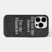 Ich bin nicht der Tänzer iPhone Hülle (Rückseite (Horizontal))